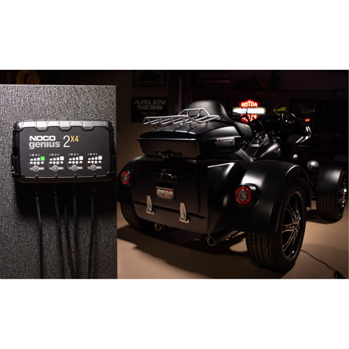 Chargeur de batterie 4 sorties de 8 A Genius 2X4 Helyx Safety & Industrial Supplies