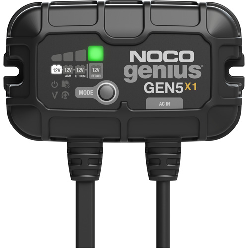Chargeur de batterie embarqu&eacute; &agrave; 1 sortie de 5 amp&egrave;res Gen5X1 Genius Helyx Safety & Industrial Supplies