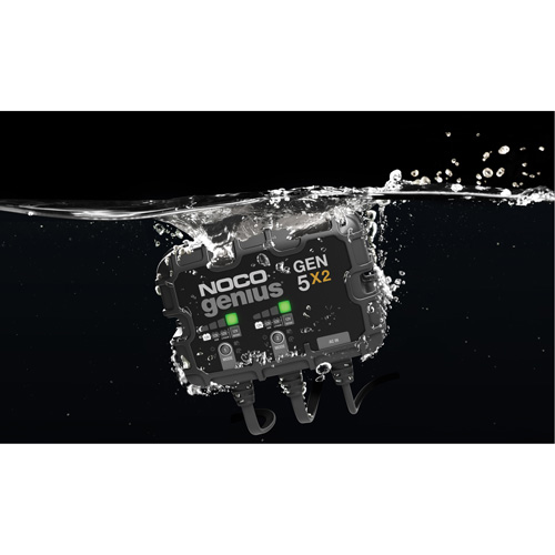 Chargeur de batterie embarqu&eacute; &agrave; 2 sorties de 10 amp&egrave;res Gen5X2 Genius Helyx Safety & Industrial Supplies