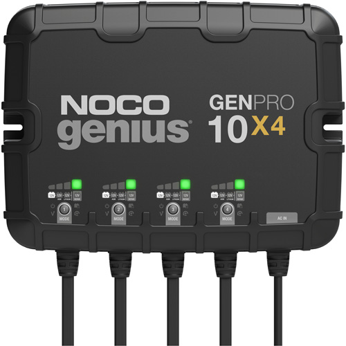 Genius&reg; GenPro10X4 4-Bank, 40-Amp On-Board Battery Charger Helyx Safety & Industrial Supplies