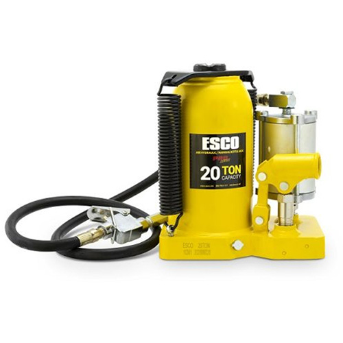 Pro Series Bottle Jack, 20 Ton(s), Air Hydraulic, 20" Raised Height Helyx Safety & Industrial Supplies