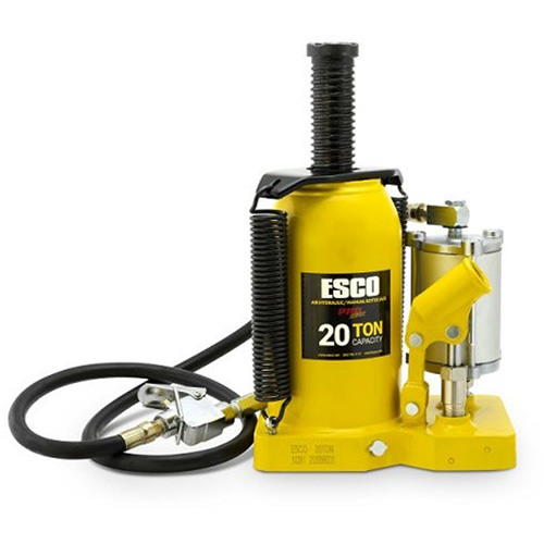 Pro Series Bottle Jack, 20 Ton(s), Air Hydraulic, 20" Raised Height Helyx Safety & Industrial Supplies