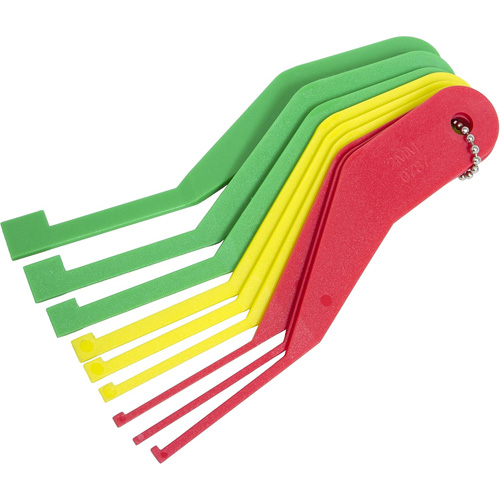 9-Piece Combination Brake Lining Thickness Gauge Set Helyx Safety & Industrial Supplies