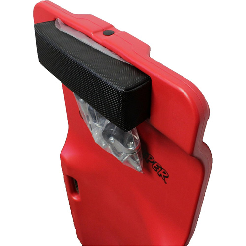 Sommier rouge &agrave; profil bas, en plastique robuste Helyx Safety & Industrial Supplies