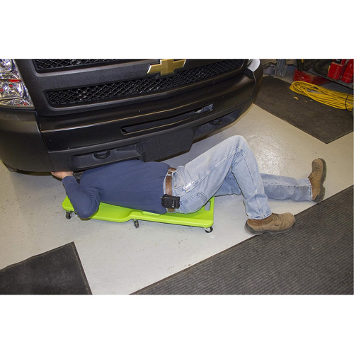 Sommier vert n&eacute;on &agrave; profil bas, en plastique robuste Helyx Safety & Industrial Supplies