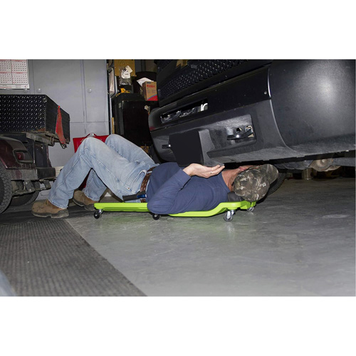 Sommier vert n&eacute;on &agrave; profil bas, en plastique robuste Helyx Safety & Industrial Supplies