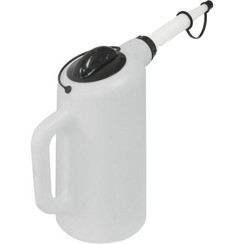 Oil Dispenser with Lid & Cap, Plastic, 8 qt Capacity Helyx Safety & Industrial Supplies