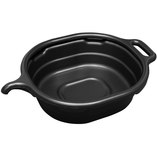 Black Oval Drain Pan Helyx Safety & Industrial Supplies