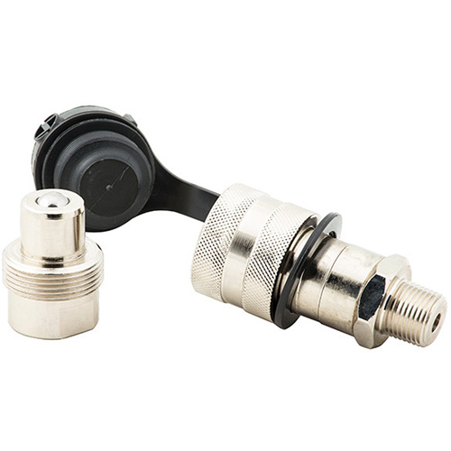 Coupler High Flow Set, Steel, 3/8", Female NPTF/Male NPTF, 10000 PSI Helyx Safety & Industrial Supplies