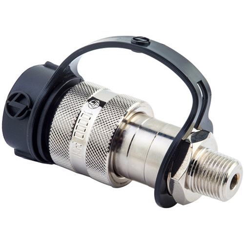 Coupler High Flow Female Side, Steel, 3/8", Female NPTF, 10000 PSI Helyx Safety & Industrial Supplies