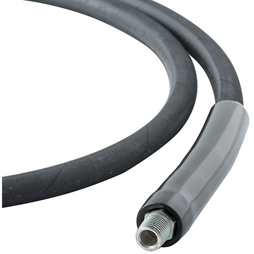 Hose, Hydraulic, Rubber, 1/4" dia. x 10', 10000 PSI, 3/8 NPT Helyx Safety & Industrial Supplies
