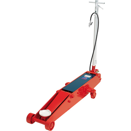 Cric de plancher, 10 tonne(s) Capacit&eacute;, 6-1/8" Abaiss&eacute;e, 27-1/4" &eacute;lev&eacute;e, Air comprim&eacute;/hydraulique Helyx Safety & Industrial Supplies