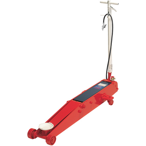 Floor Jack, 5 Ton(s) Capacity, 5-5/8" Lowered, 27-1/4" Raised, Air Hydraulic Helyx Safety & Industrial Supplies