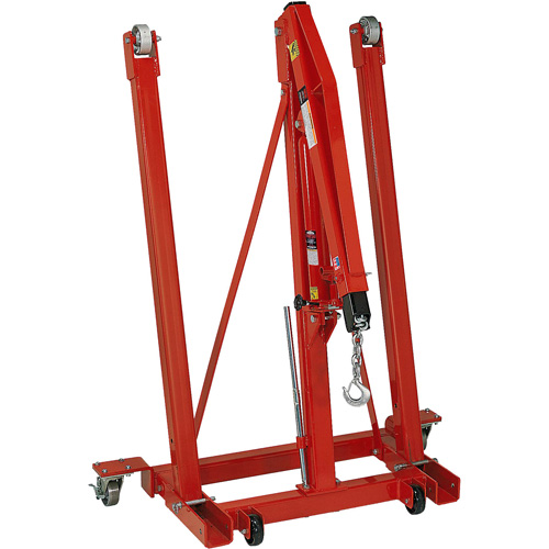 Grue pliante pour moteur, Capacit&eacute; 2500 lb (1,25 tonne) Helyx Safety & Industrial Supplies