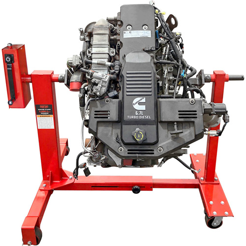 75:1 Gear-Driven Engine Stand, 1 tons Capacity, 42" H Helyx Safety & Industrial Supplies