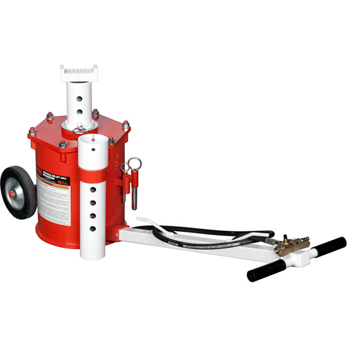 Portable Air Lift Jack, 10 Ton(s) Capacity, 17-3/4" - 49-3/8" H Helyx Safety & Industrial Supplies