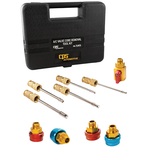 10-Piece A/C Valve Core Removal Tool Kit Helyx Safety & Industrial Supplies