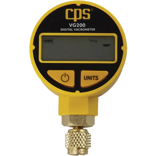 Digital Vacuum Gauge, Micron, Torr & Millibar with Case Helyx Safety & Industrial Supplies