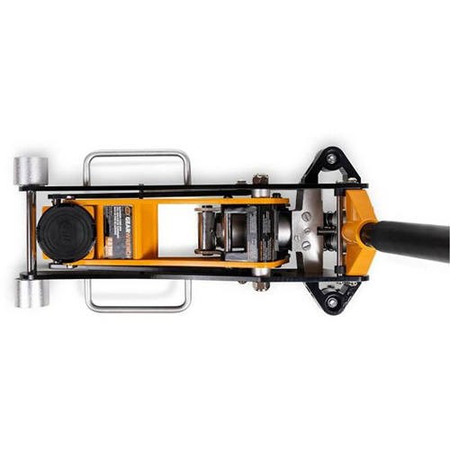 Aluminum Racing Jack, 2 Ton(s) Capacity, 3-1/4" Lowered, 18-1/2" Raised, Manual Hydraulic Helyx Safety & Industrial Supplies