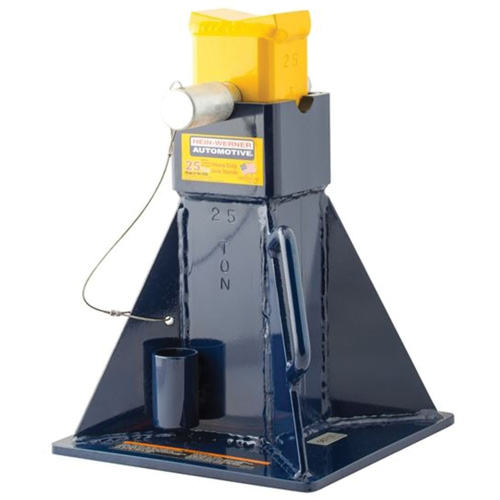 Chandelles de support pour v&eacute;hicule, Tige verrouillable, Capacit&eacute; de 25 tonnes Helyx Safety & Industrial Supplies
