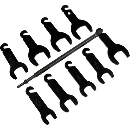 Jeu de 10 cl&eacute;s pneumatiques pour embrayage de ventilateur Helyx Safety & Industrial Supplies