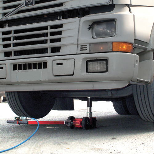 2-Stage Jack, 33 Ton(s)/66 Ton(s), Air Hydraulic Helyx Safety & Industrial Supplies