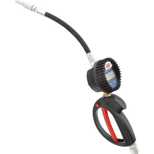 D&eacute;bitm&egrave;tre &eacute;lectronique de lubrifiant avec rallonge flexible &agrave; 90° Helyx Safety & Industrial Supplies