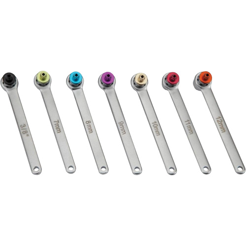 Jeu de cl&eacute;s pour purge de freins 8 mcx Helyx Safety & Industrial Supplies