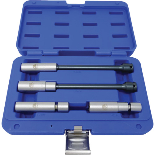 Jeu de douilles pivotantes pour bougie d'allumage Euro 4 mcx, Prise 3/8" Helyx Safety & Industrial Supplies