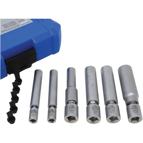 Jeu de douilles pour bougies d'allumage et bougies &agrave; incandescence 6 mcx Helyx Safety & Industrial Supplies