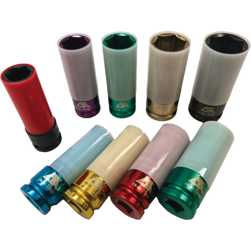 Thin Wall Master Impact Socket Set, 9 Pieces, 1/2" Drive Size Helyx Safety & Industrial Supplies