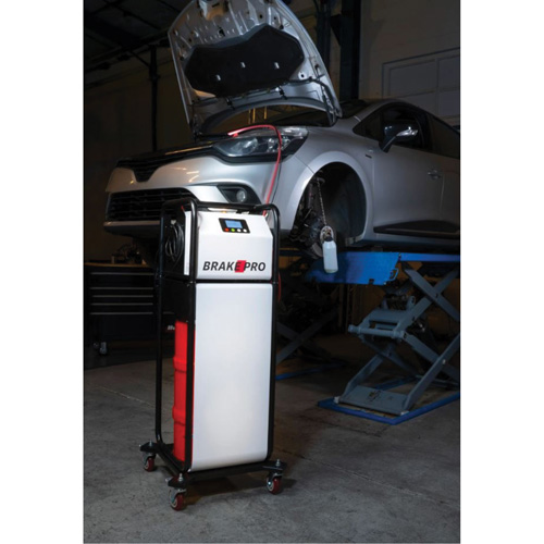 Purgeur de frein &eacute;lectrique Frame Brake-Pro avec chariot Helyx Safety & Industrial Supplies