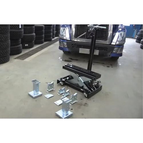Floor Service Jack, 14 Ton(s) Capacity, 8-1/4" Lowered, 20" Raised, Air Hydraulic Helyx Safety & Industrial Supplies