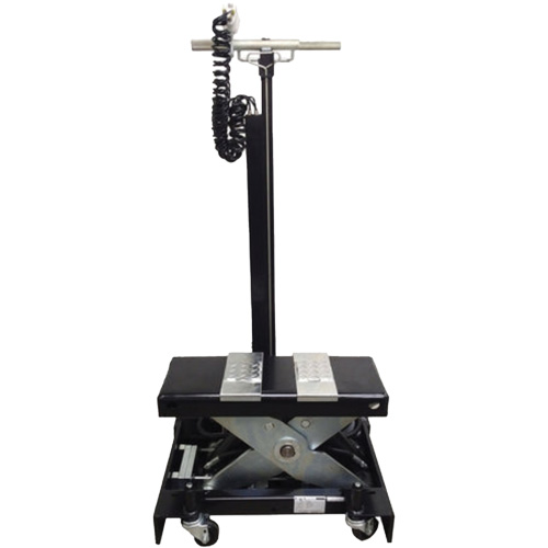 Low Profile Floor Service Jack, 12 Ton(s) Capacity, 7-1/2" Lowered, 15" Raised, Air Hydraulic Helyx Safety & Industrial Supplies