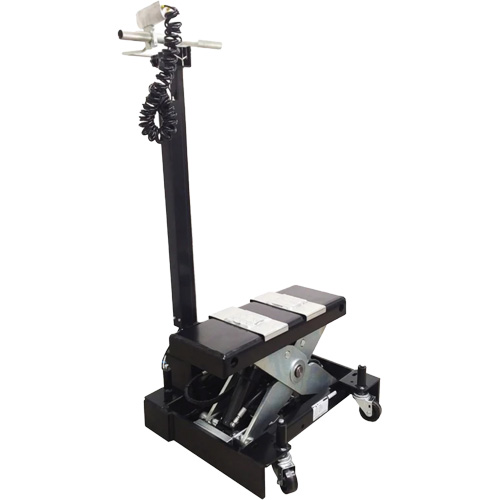 Low Profile Floor Service Jack, 12 Ton(s) Capacity, 7-1/2" Lowered, 15" Raised, Air Hydraulic Helyx Safety & Industrial Supplies