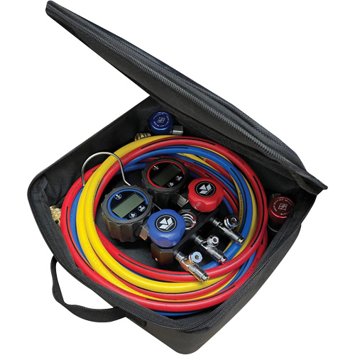 Jeu de manom&egrave;tres manifold compact Mini-Fold – S&eacute;rie noire Helyx Safety & Industrial Supplies