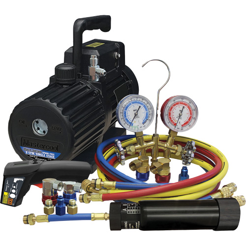 Ensemble combin&eacute; d&eacute;vacuation et de chargement pour R134a/R1234yf? Helyx Safety & Industrial Supplies