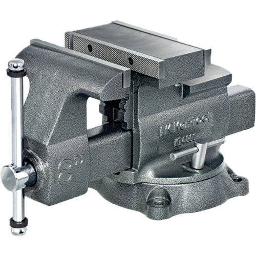 &eacute;tau r&eacute;versible pour m&eacute;canicien professionnel KT4800, Largeur des m&acirc;choires 8", Profondeur de la gorge 4-7/8", Base Pivotant Helyx Safety & Industrial Supplies