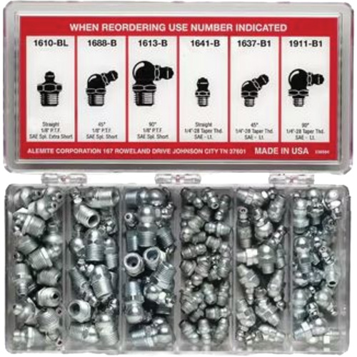96-Piece Fitting Assortment with Box Helyx Safety & Industrial Supplies