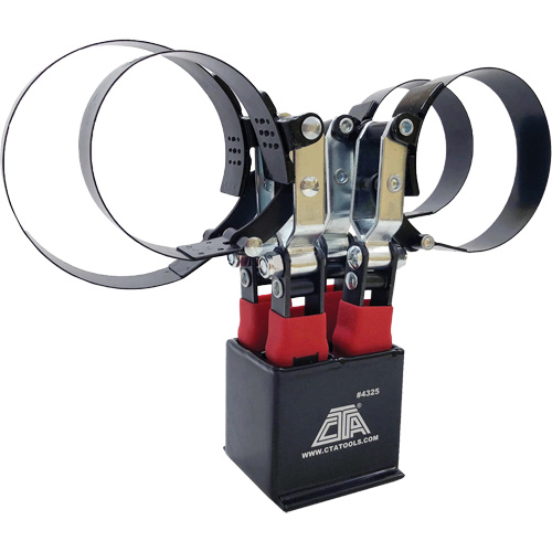 Ensemble de 4 cl&eacute;s pour filtre &agrave; huile avec support Helyx Safety & Industrial Supplies