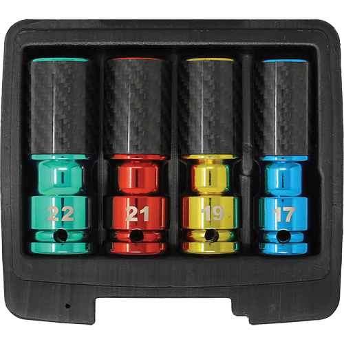 Lug Socket Set with Carbon Fiber Sleeves Helyx Safety & Industrial Supplies