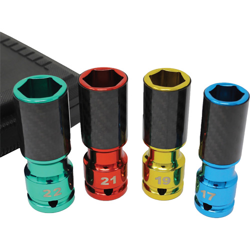 Lug Socket Set with Carbon Fiber Sleeves Helyx Safety & Industrial Supplies