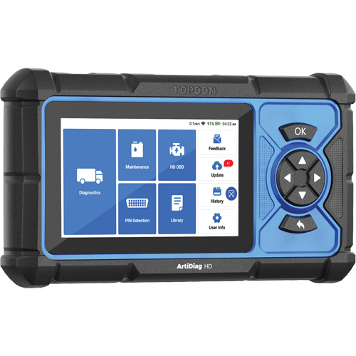 ArtiDiag HD 5" Heavy-Duty Scan Tool with Service Functions Helyx Safety & Industrial Supplies