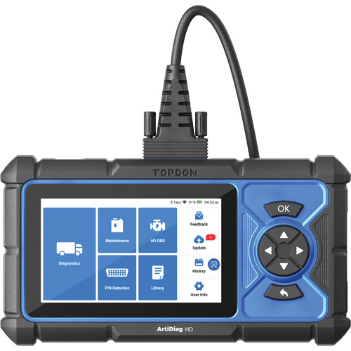 ArtiDiag HD 5" Heavy-Duty Scan Tool with Service Functions Helyx Safety & Industrial Supplies