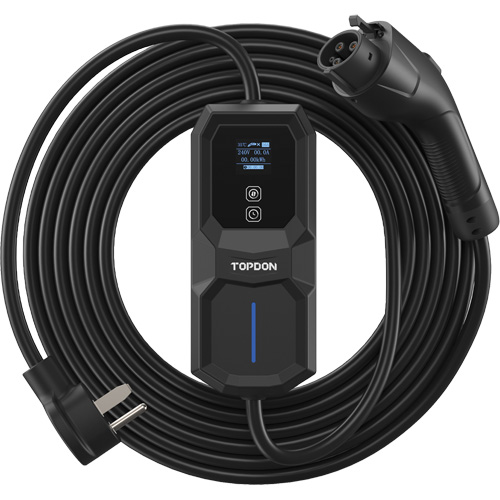 Fiche NEMA 6-50 portable PulseQ AC, 32 A, Niveau 2 CA, Connecteur Type 1 (SAE J1772) Helyx Safety & Industrial Supplies