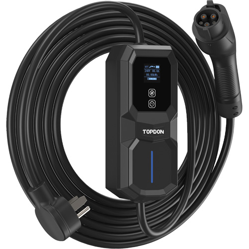 Fiche NEMA 6-50 portable PulseQ AC, 32 A, Niveau 2 CA, Connecteur Type 1 (SAE J1772) Helyx Safety & Industrial Supplies