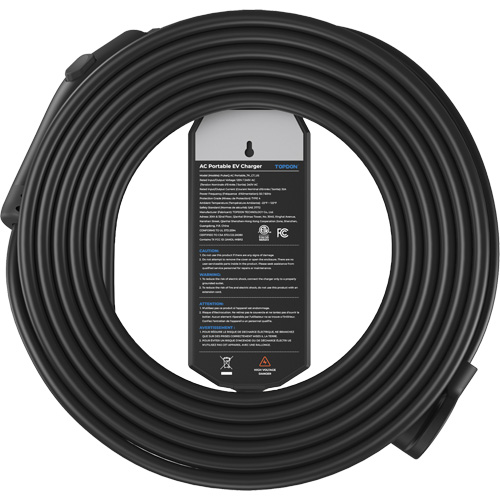 Fiche NEMA 6-50 portable PulseQ AC, 32 A, Niveau 2 CA, Connecteur Type 1 (SAE J1772) Helyx Safety & Industrial Supplies