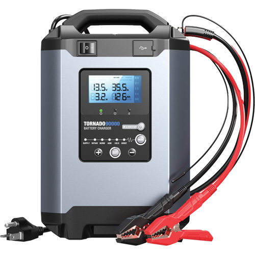Alimentation stable 90 A et chargeur intelligent 12 V/24 V Tornado90000 Helyx Safety & Industrial Supplies