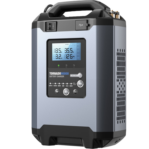 Alimentation stable 90 A et chargeur intelligent 12 V/24 V Tornado90000 Helyx Safety & Industrial Supplies