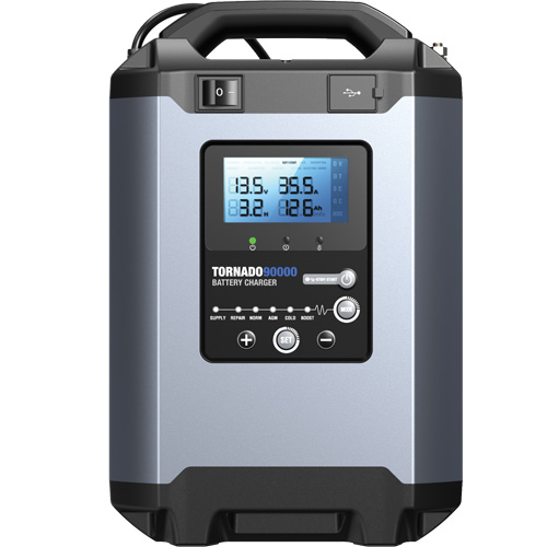 Alimentation stable 90 A et chargeur intelligent 12 V/24 V Tornado90000 Helyx Safety & Industrial Supplies
